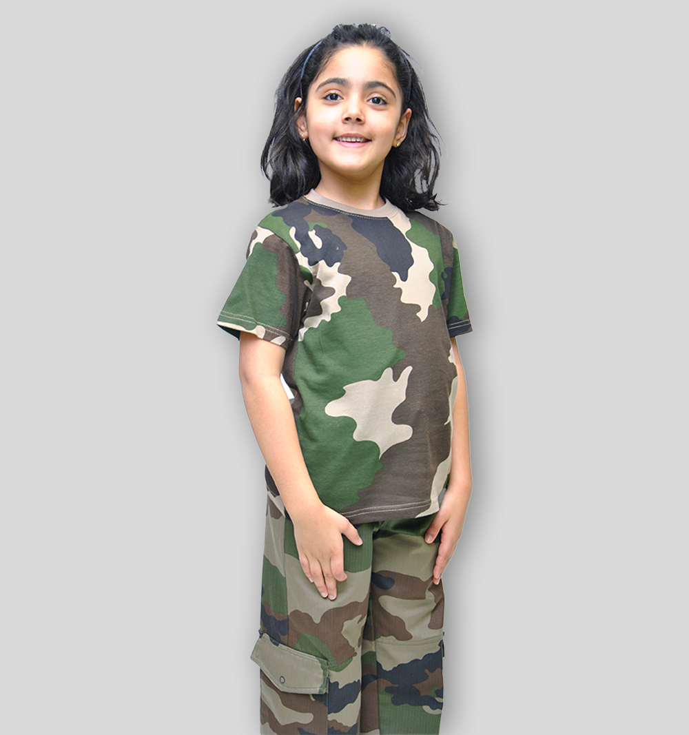 T-Shirt Enfant Camouflage