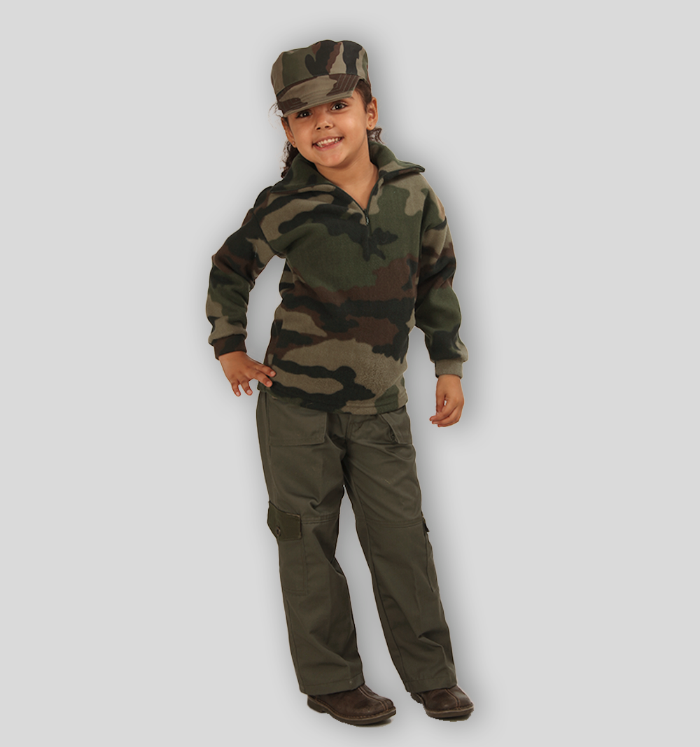 Chemise Enfant Polaire Camouflage