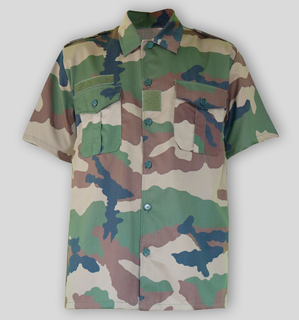 Chemise F2 Manches Courtes Camouflage CE