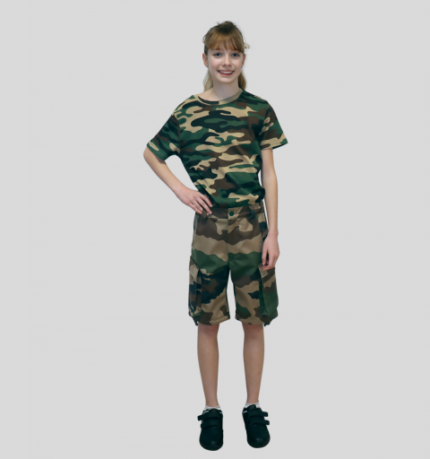 Bermuda Enfant Camouflage CE