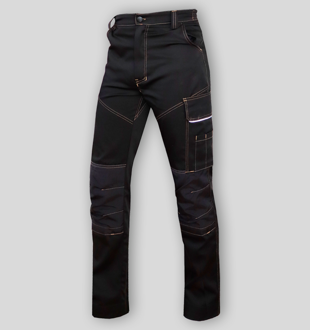 Fabrication Spéciale - Pantalon de Travail - Noir/Beige